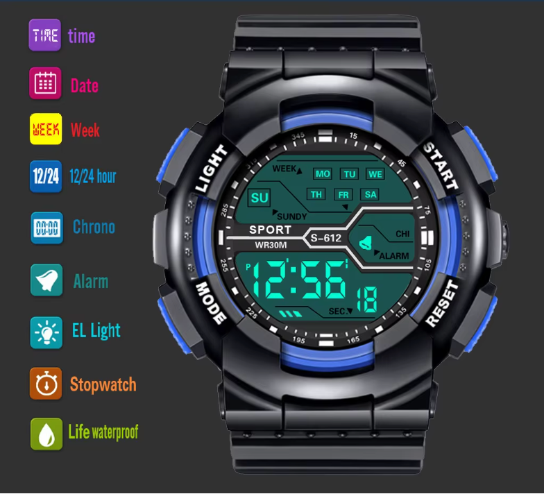 Men's Outdoor Sports Watch Multifunction